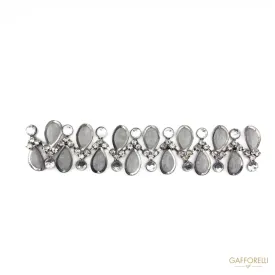 Metal and Rhinestones Chain A222 - Gafforelli Srl