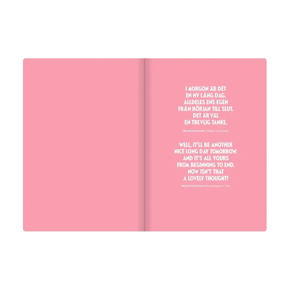Moominmamma Tomorrow is a New Day Notebook - Putinki