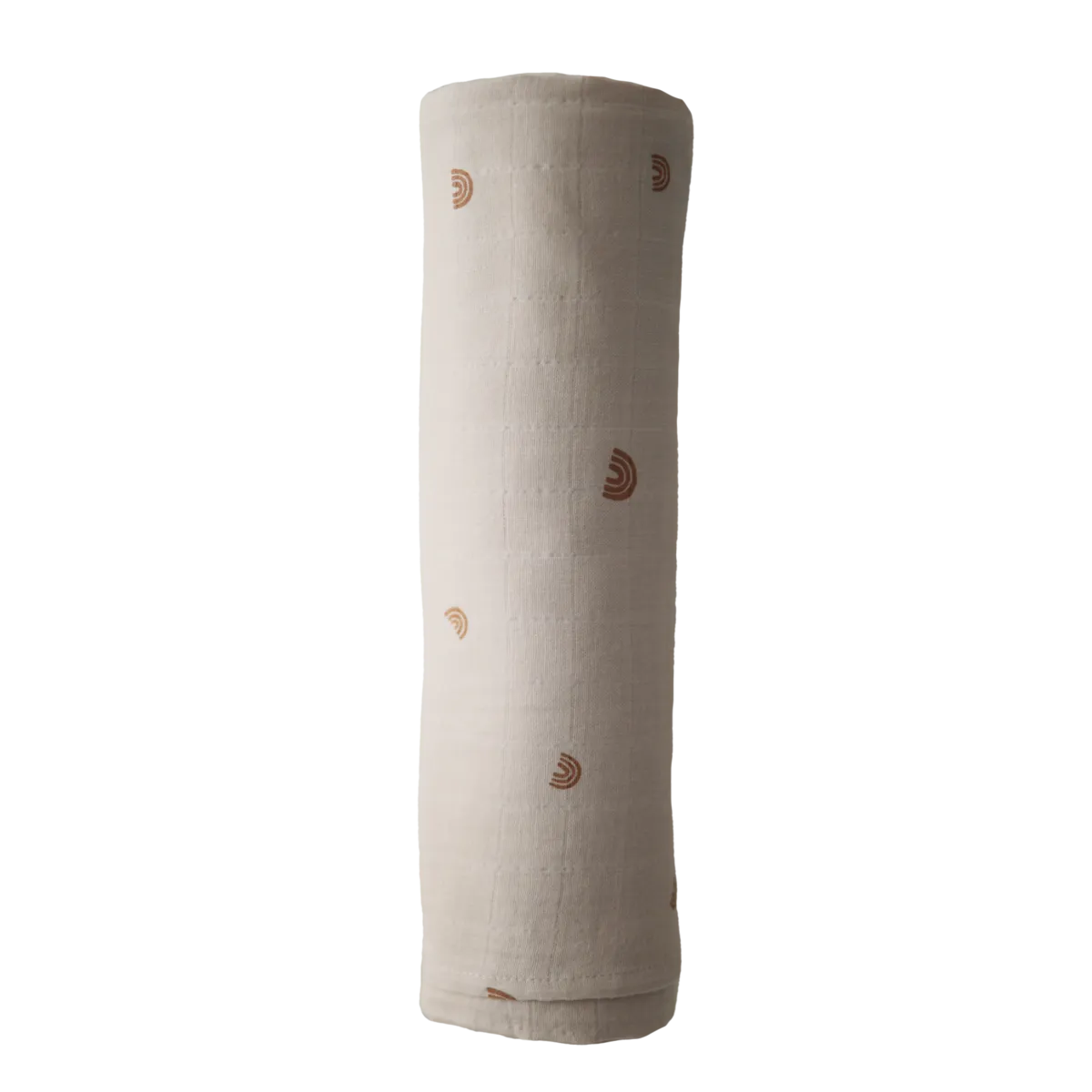 Muslin Swaddle Blanket Organic Cotton (Rainbows)