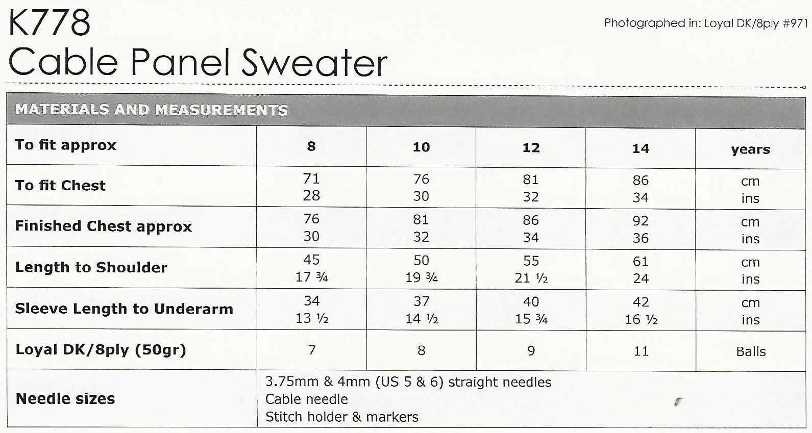 NATURALLY LEAFLET K778