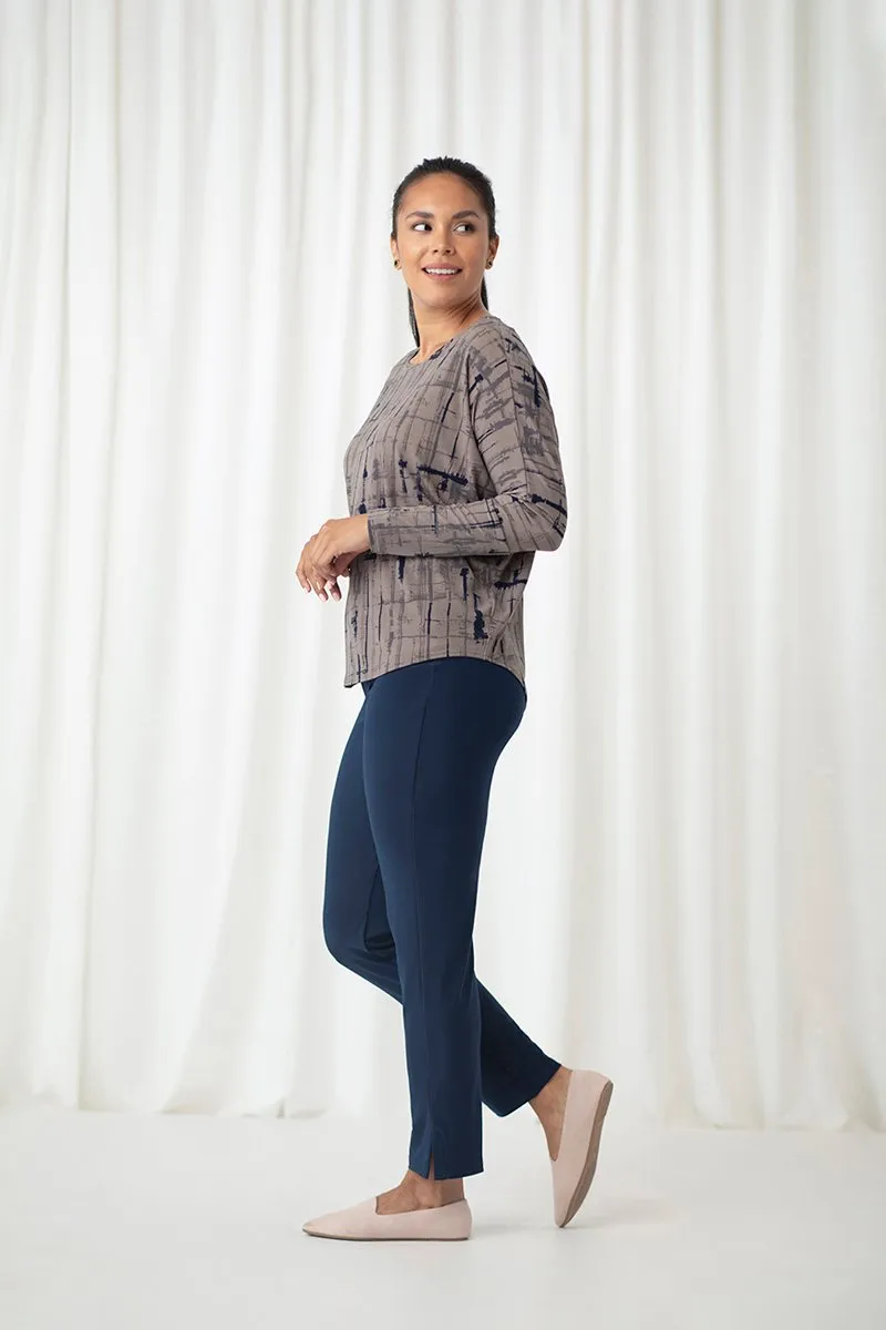 Nu Cinch Top | Drifting Lines Sand