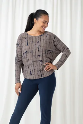 Nu Cinch Top | Drifting Lines Sand