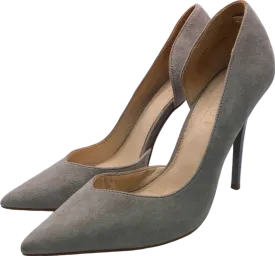 Office London Grey High Heel D'Orsay Pumps EU 39
