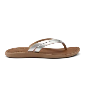 Olukai Kapehe Luana Sandal - Silver / Sahara