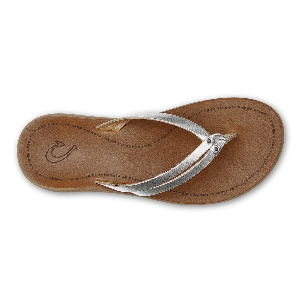 Olukai Kapehe Luana Sandal - Silver / Sahara