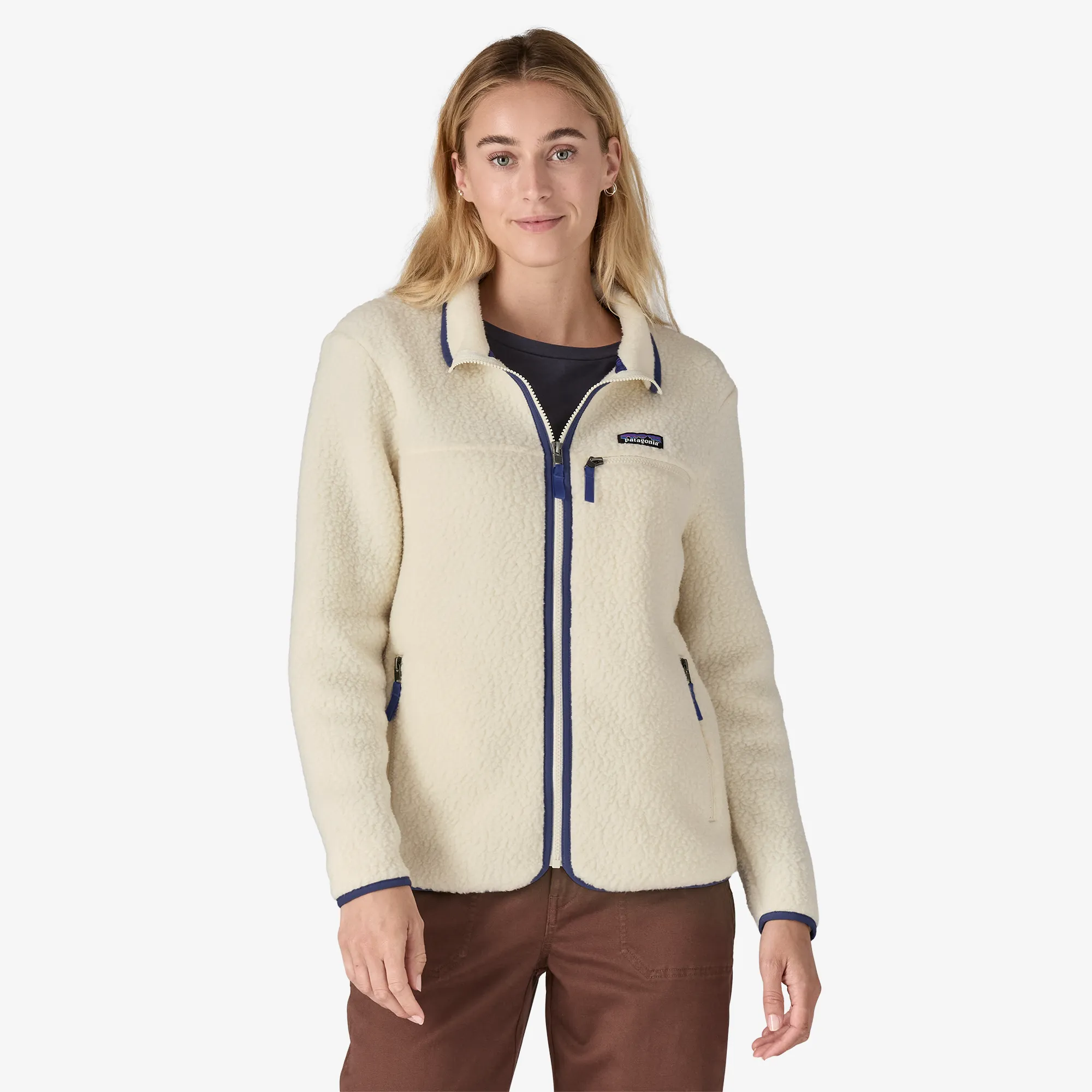 PATAGONIA W'S RETRO PILE JACKET - NATURAL