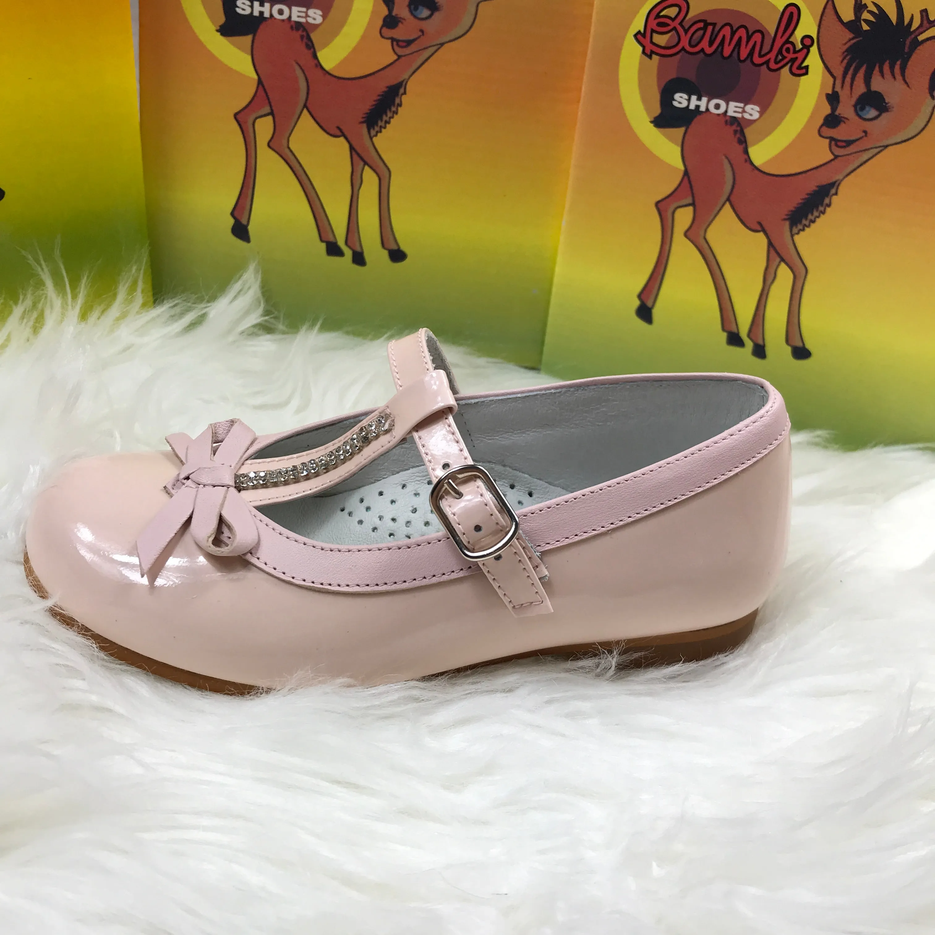 Pink Bambi Patent Leather Shoes
