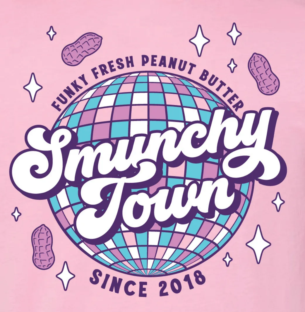Pink Smunchy Town T-Shirt
