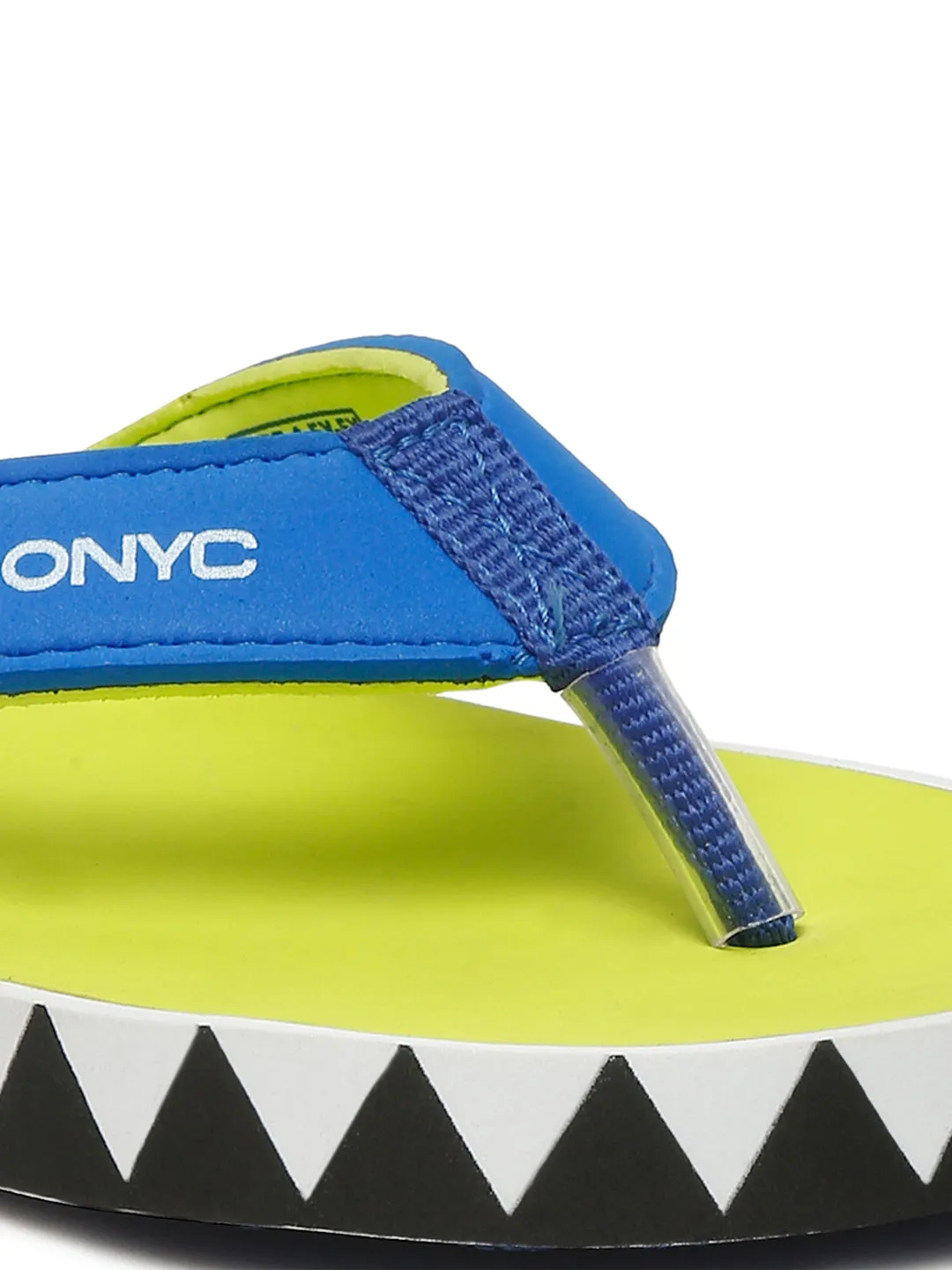 Premium Shark V-Shape Flip-flops With Foxing for Boys and Girls (Lime Green)