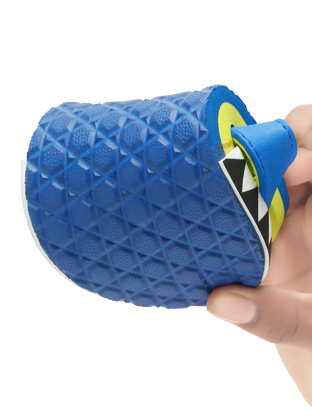 Premium Shark V-Shape Flip-flops With Foxing for Boys and Girls (Lime Green)