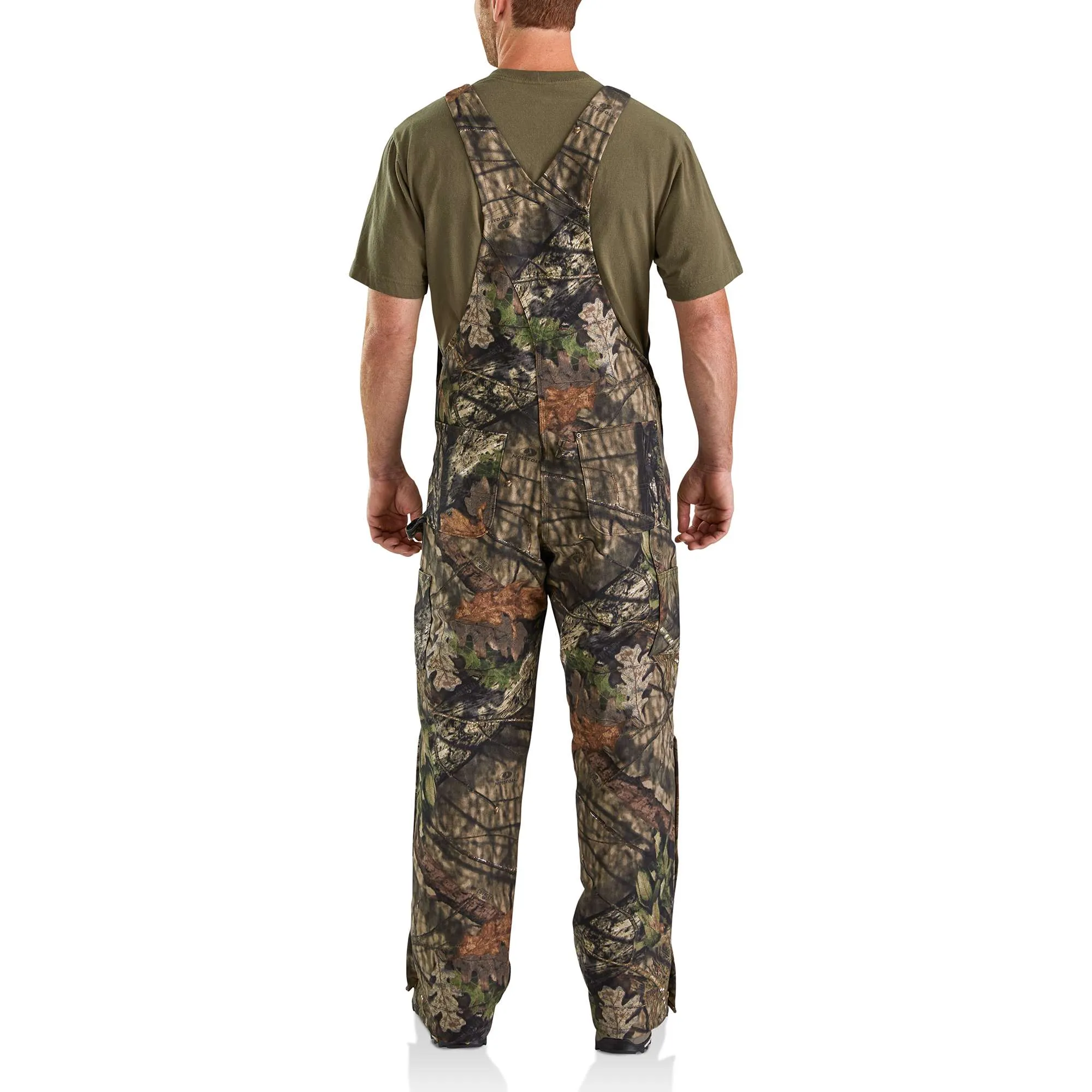 Quilt Lined Camo Bib Overalls