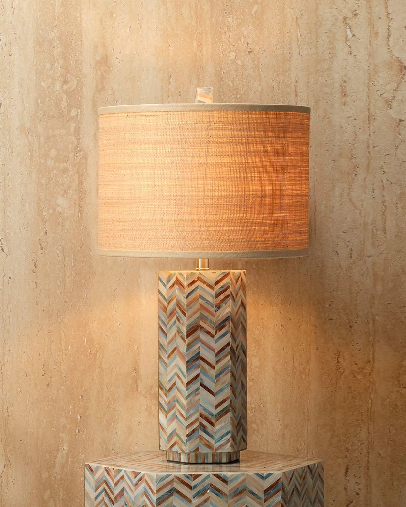 Raffia Drum Shade