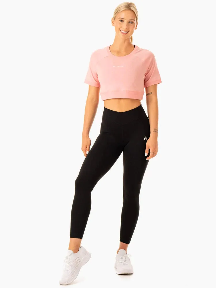 REVIVAL COTTON T-SHIRT PINK