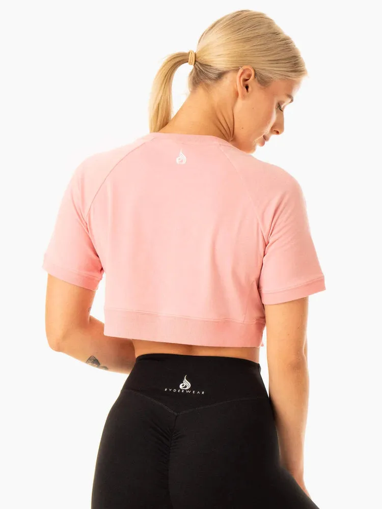 REVIVAL COTTON T-SHIRT PINK