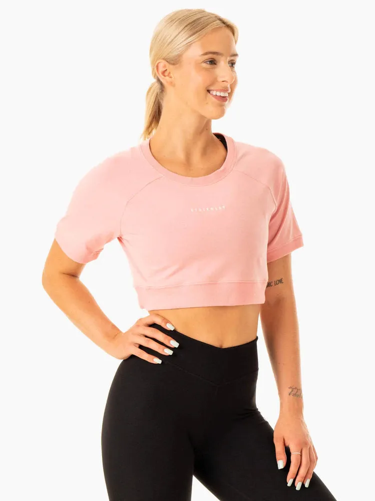 REVIVAL COTTON T-SHIRT PINK