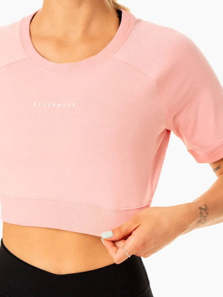 REVIVAL COTTON T-SHIRT PINK