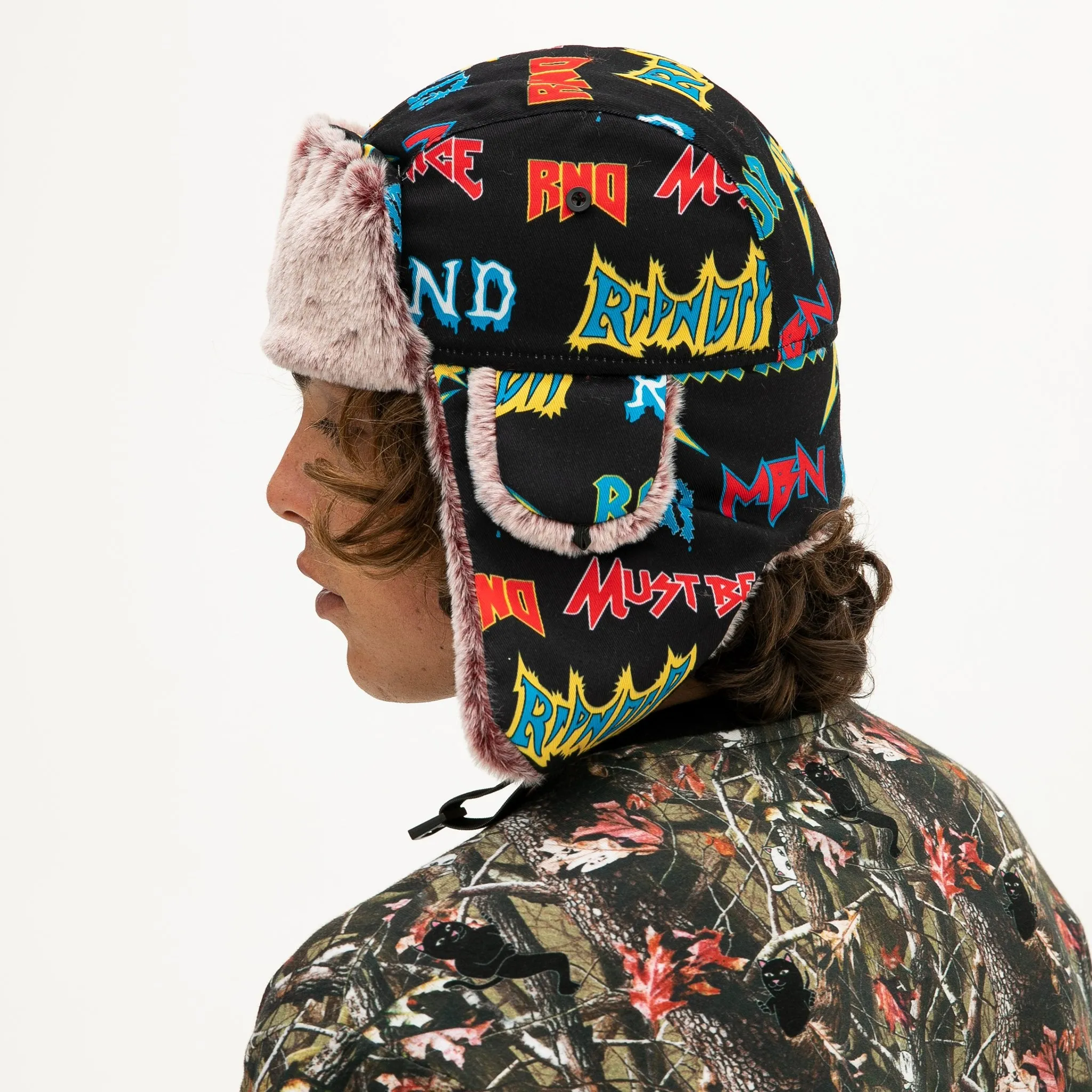Rock N Nerm Aviator Hat (Black)
