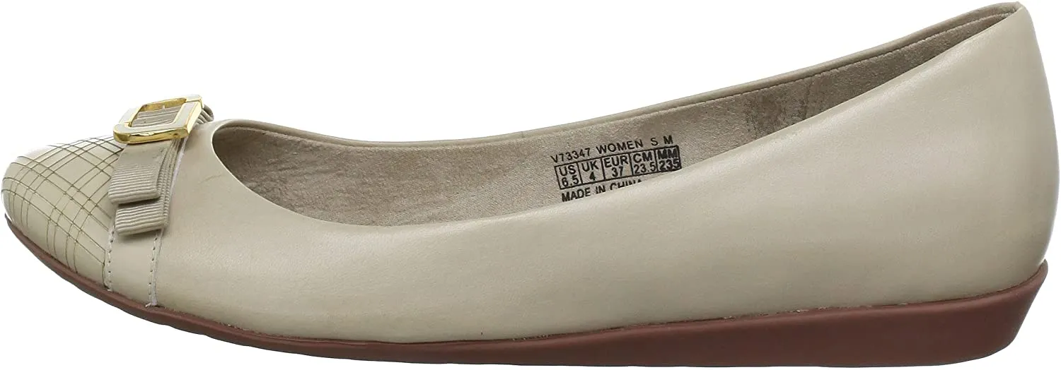 Rockport Shehera Enamel Cap Toe Ballet Womens Pumps