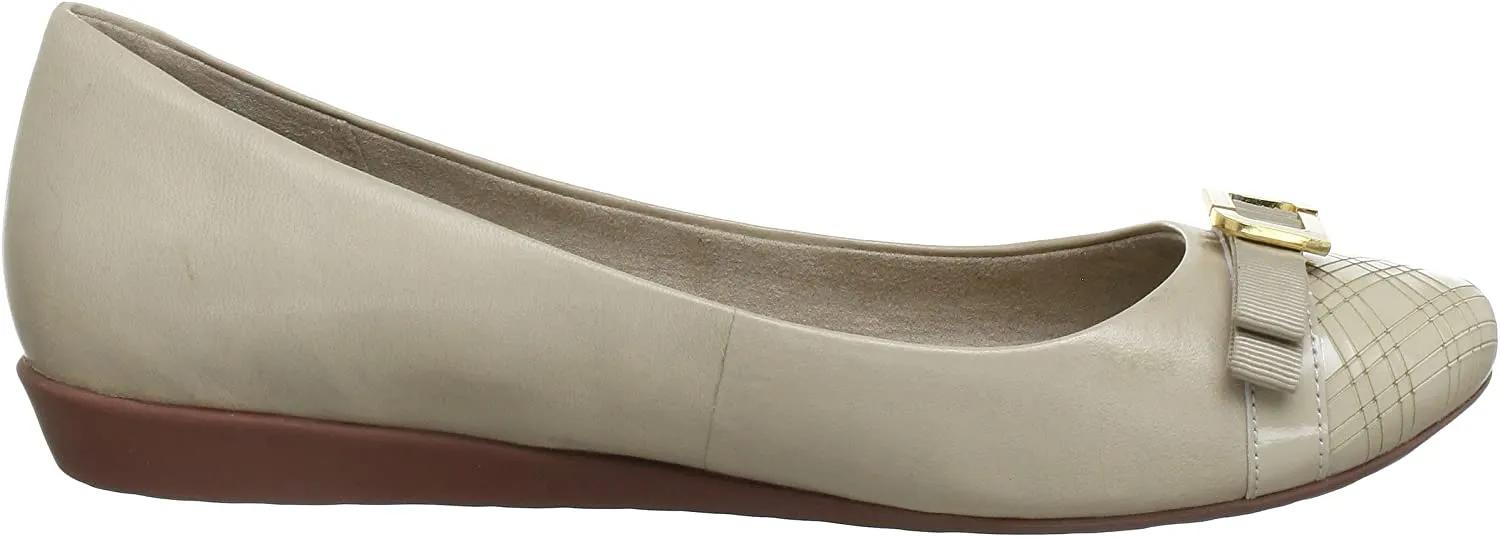Rockport Shehera Enamel Cap Toe Ballet Womens Pumps