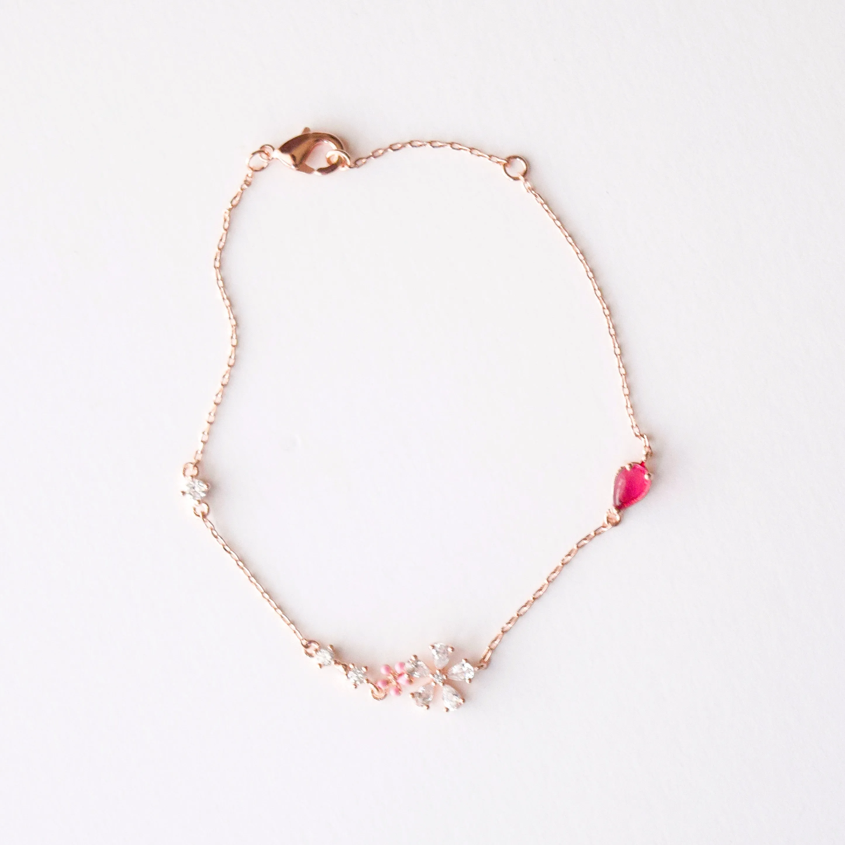 Rose Gold Rosemallow Bracelet