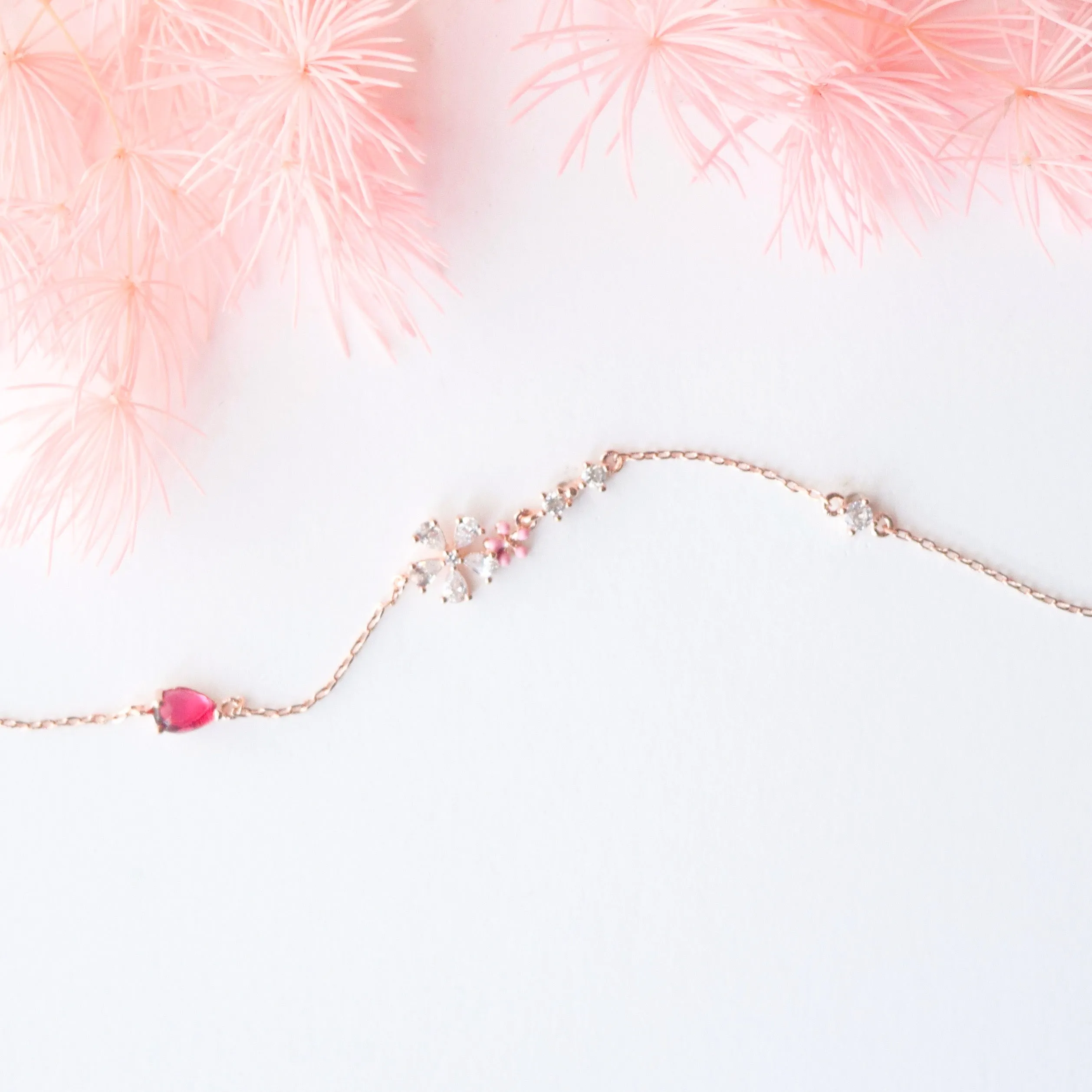 Rose Gold Rosemallow Bracelet
