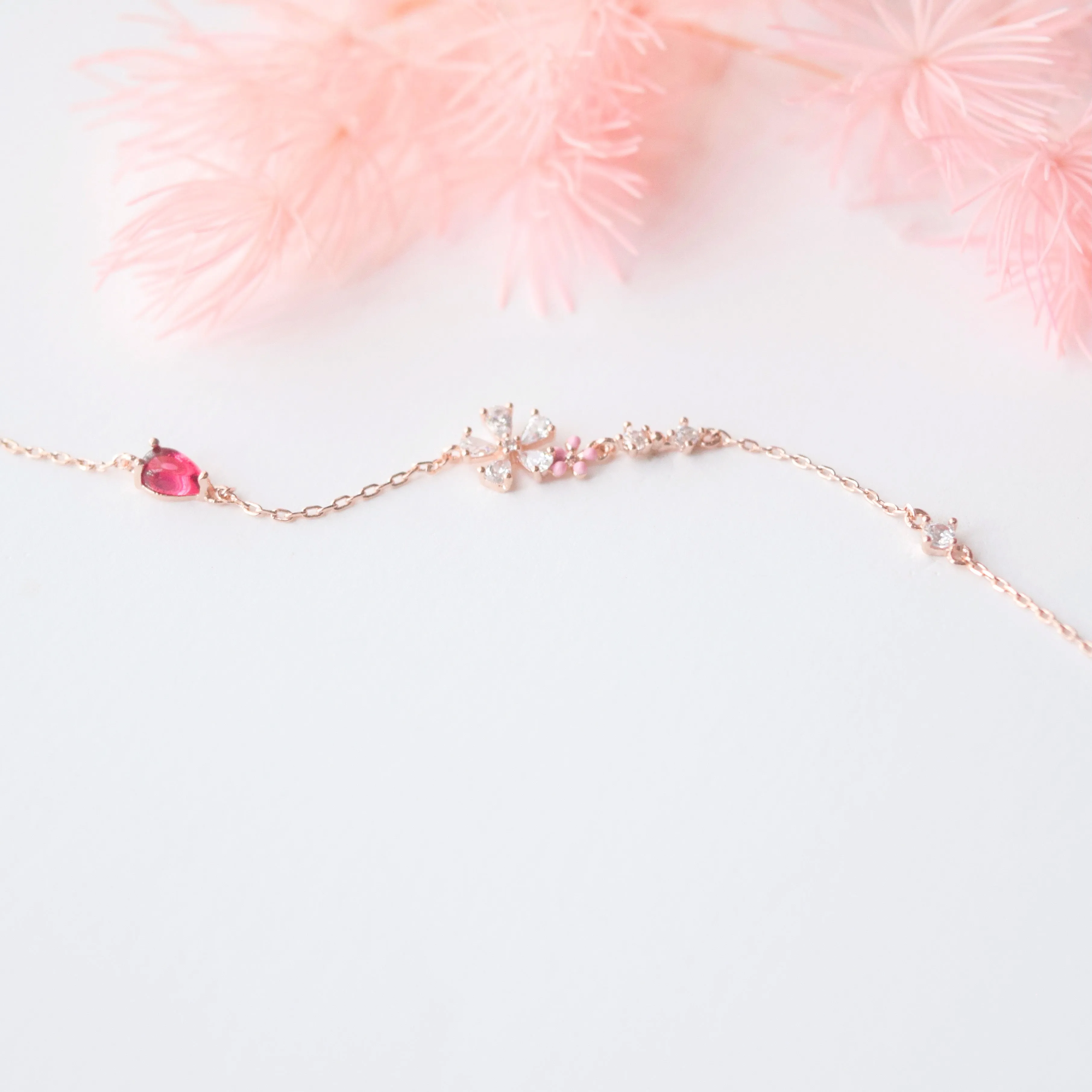 Rose Gold Rosemallow Bracelet