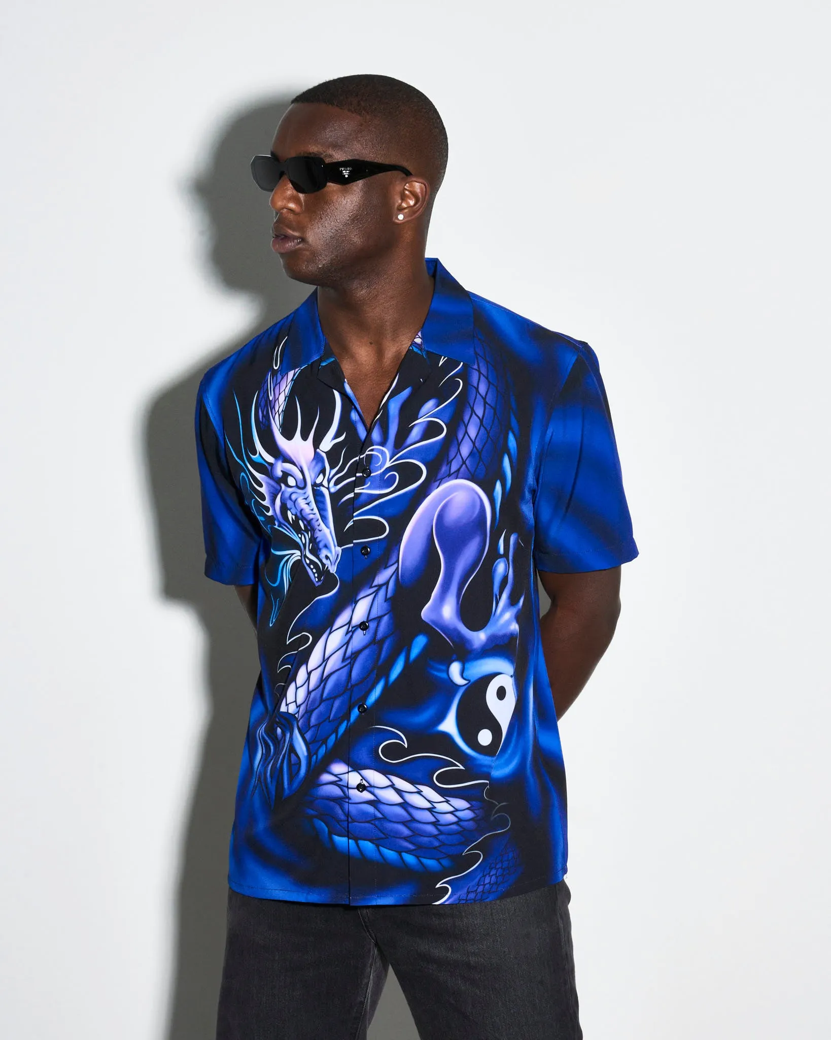 RVD 2001 Night Dragon Button Up Shirt