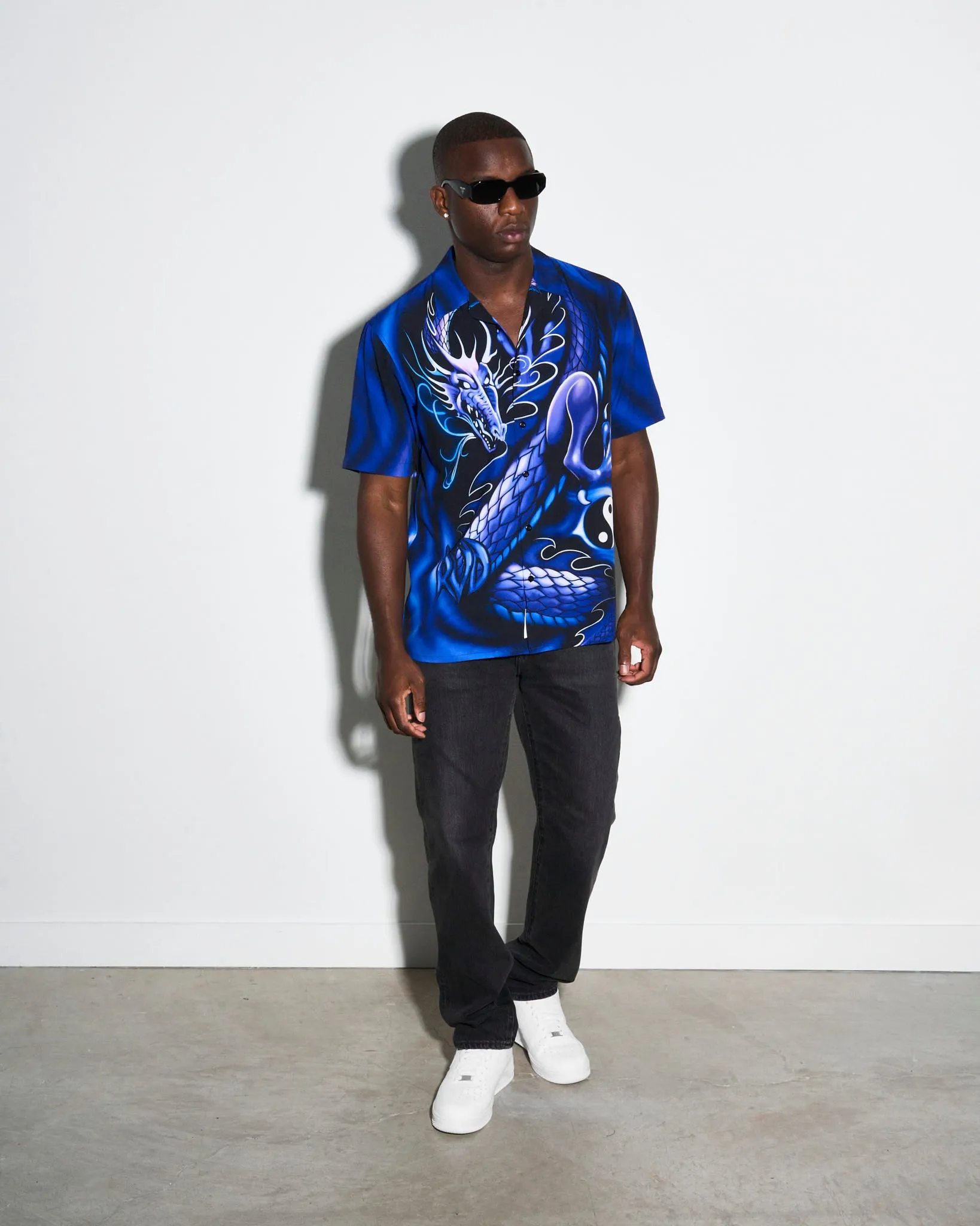 RVD 2001 Night Dragon Button Up Shirt