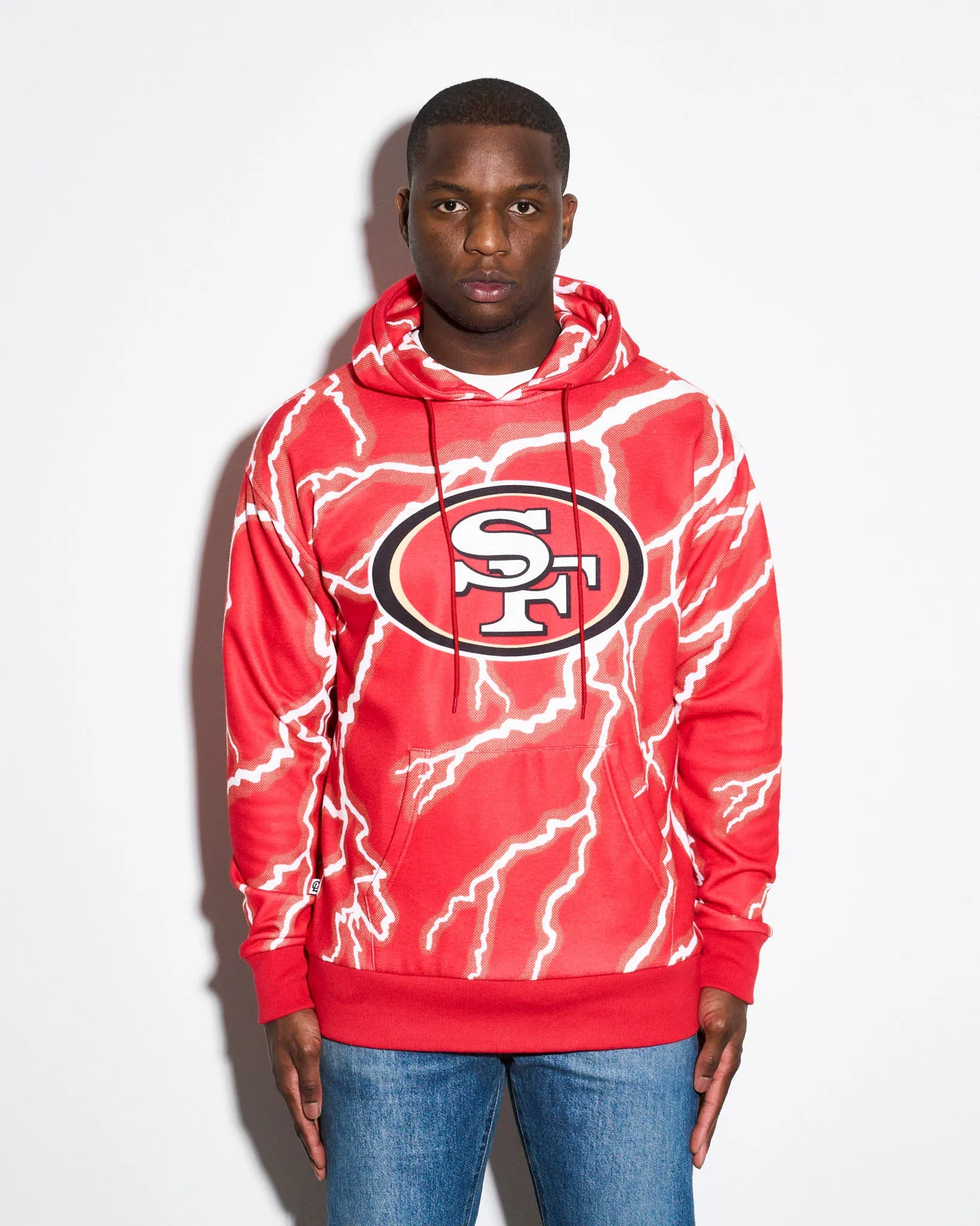 San Francisco 49ers Lightning Hoodie
