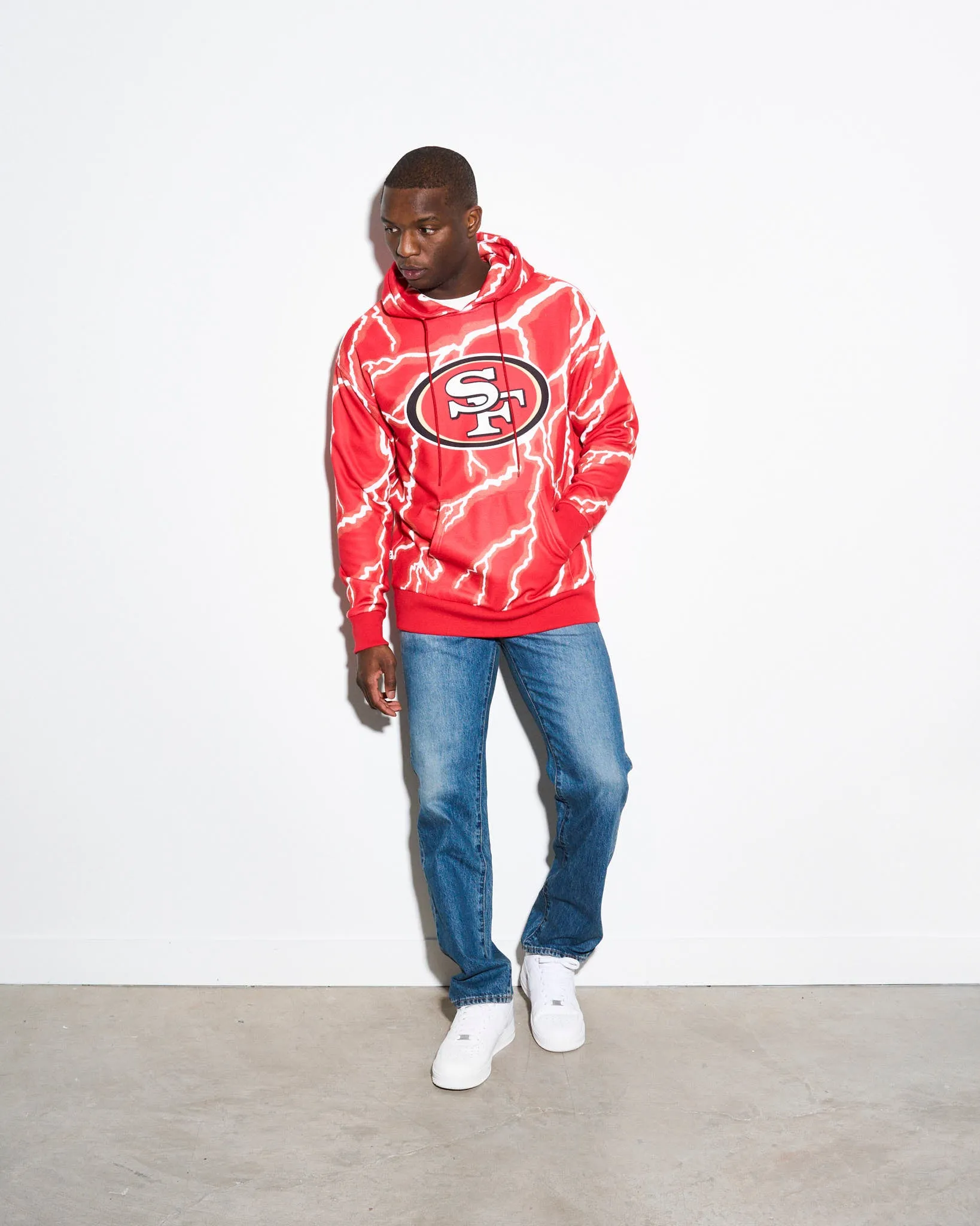 San Francisco 49ers Lightning Hoodie