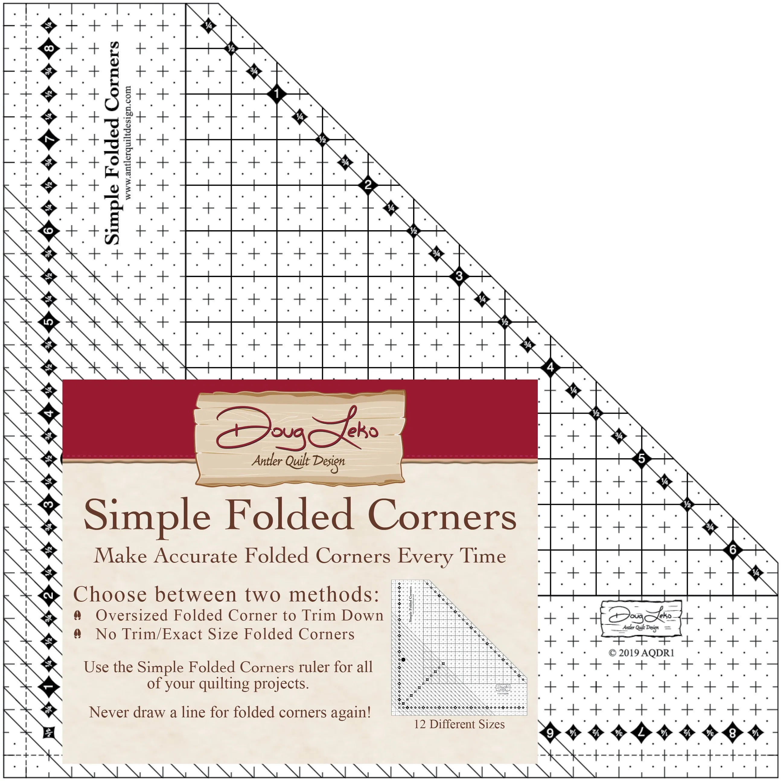 Simple Folded Corners Ruler