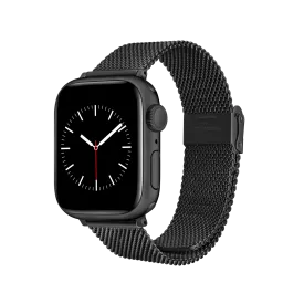 Smartwatch Sandblasted Mesh Strap Black