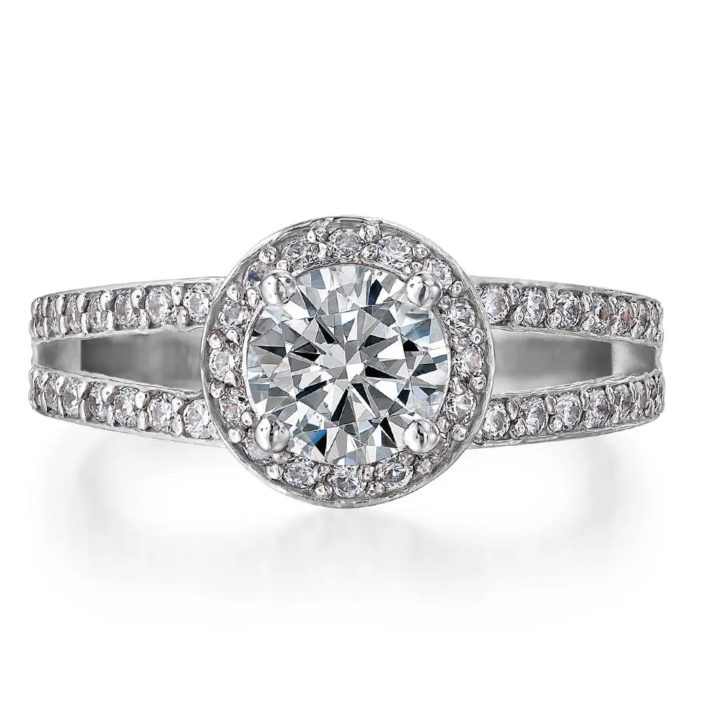 Solitaire Split-Shank Ring
