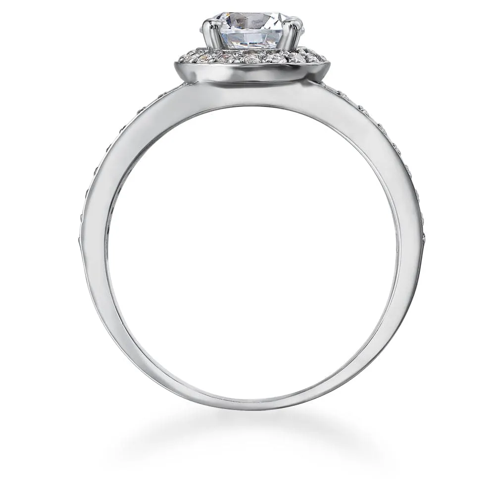 Solitaire Split-Shank Ring