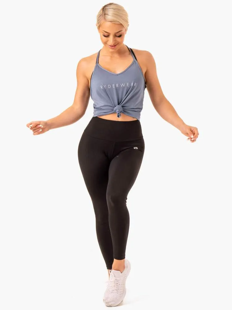 STAPLES SLINKY T-BACK STEEL GREY