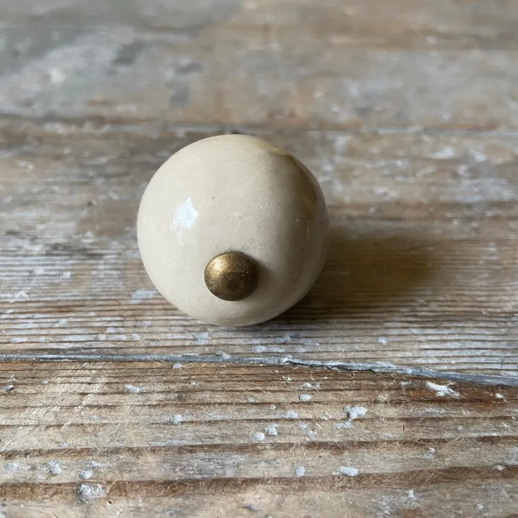 Stoneware Ball Door Knob