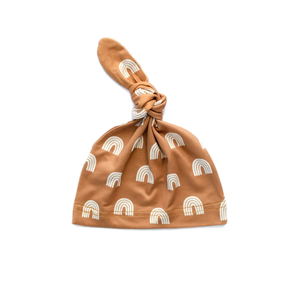 Stretchy Swaddle & Beanie Set | Earth Rainbow