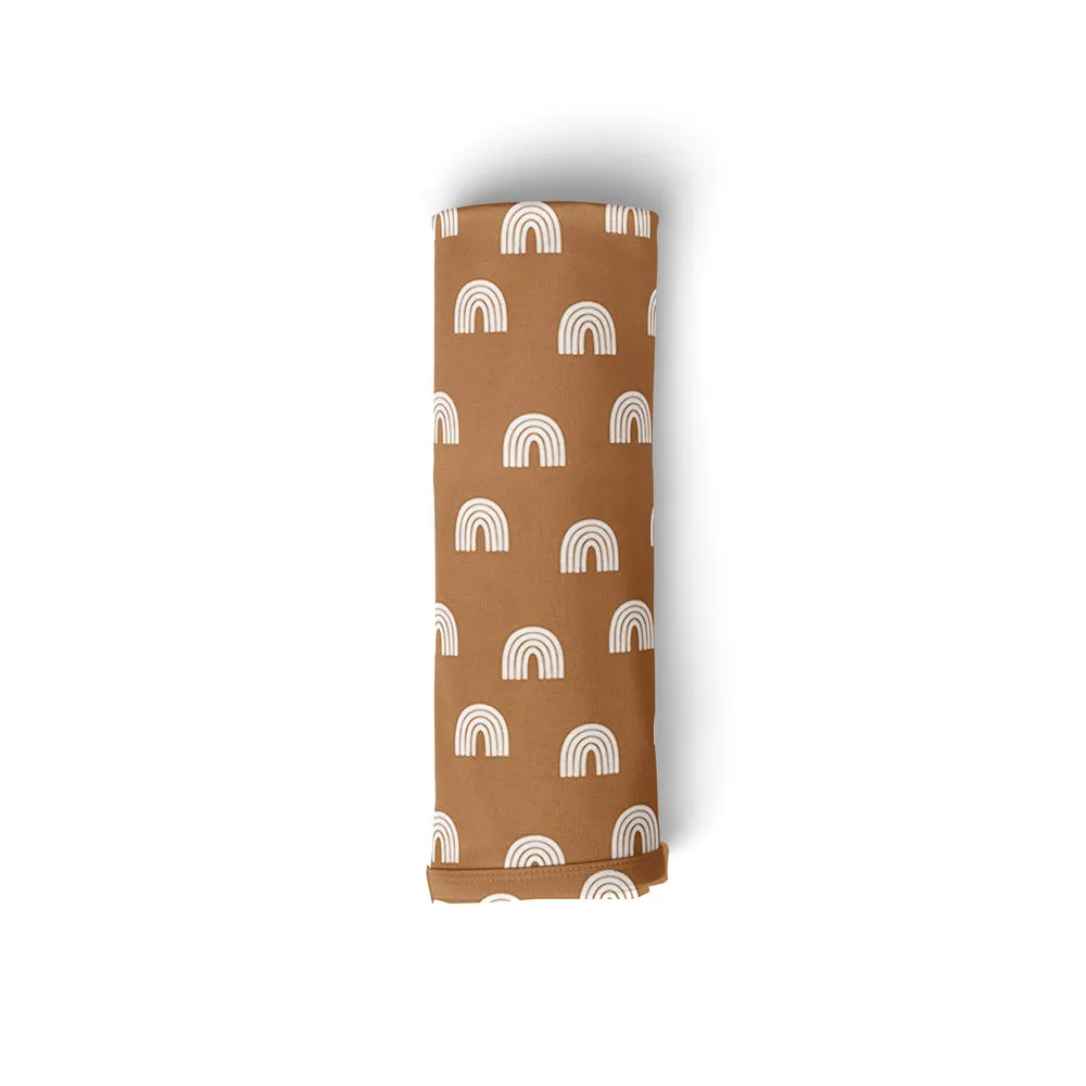 Stretchy Swaddle & Beanie Set | Earth Rainbow