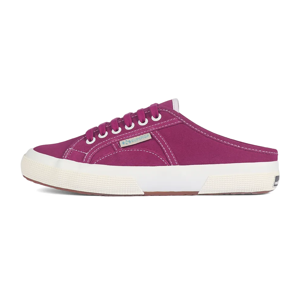 Superga X Motherchuckers 2402 Suede Mule Fuchsia Orchid
