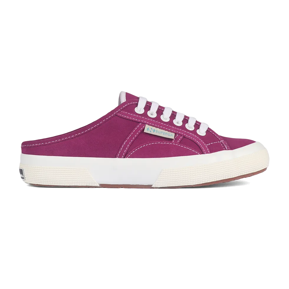 Superga X Motherchuckers 2402 Suede Mule Fuchsia Orchid