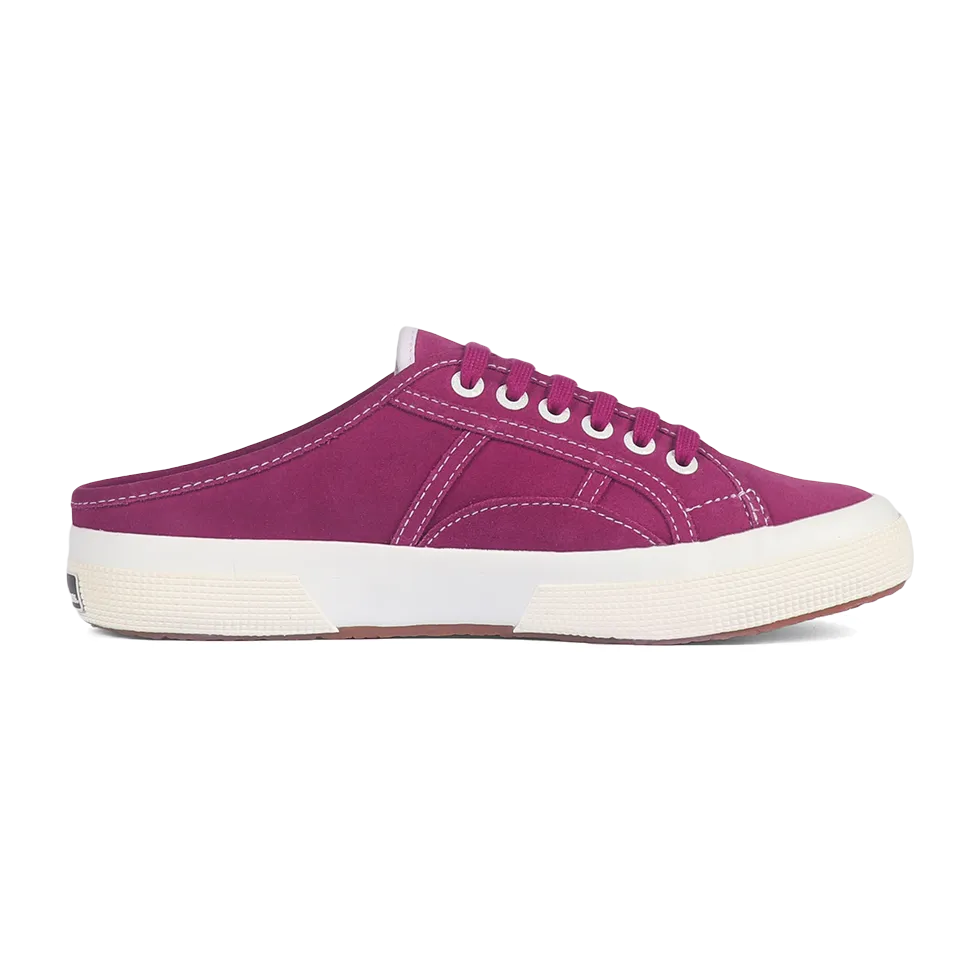 Superga X Motherchuckers 2402 Suede Mule Fuchsia Orchid