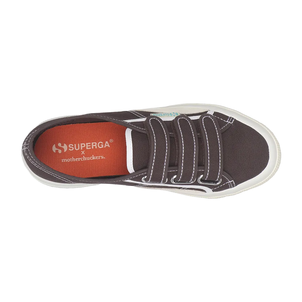 Superga X Motherchuckers 2750 Strap Brown Coffee