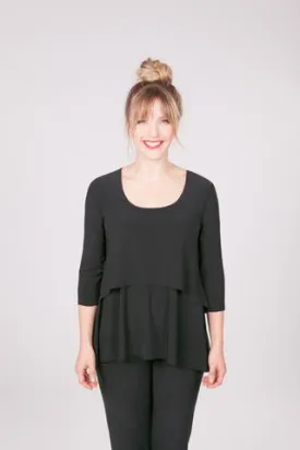 Sympli Sale, 22109 Cascade Tunic, 3/4 sleeve