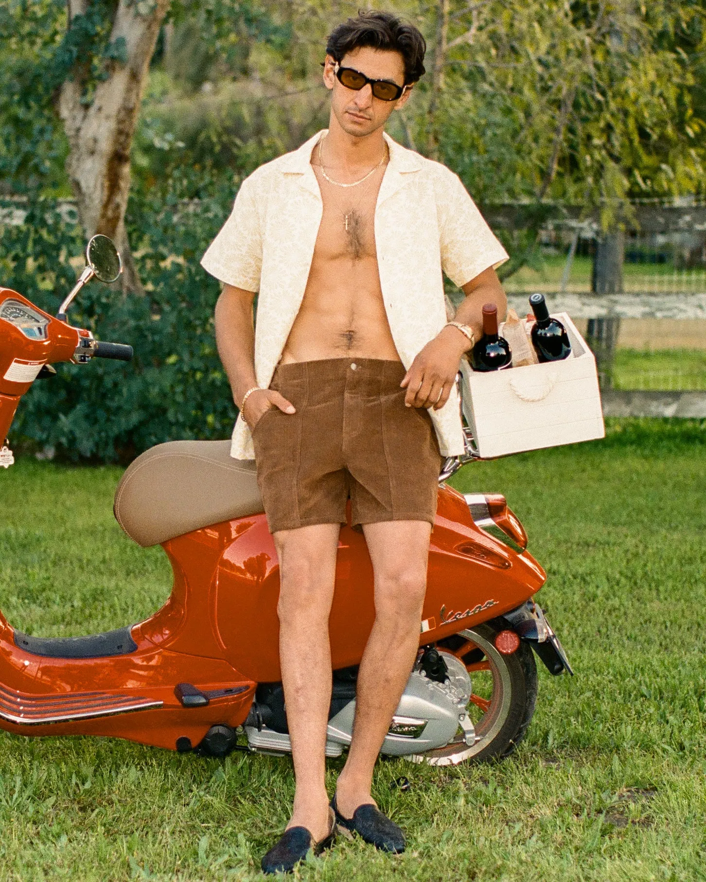 The Corsica Corduroy Shorts - Tobacco