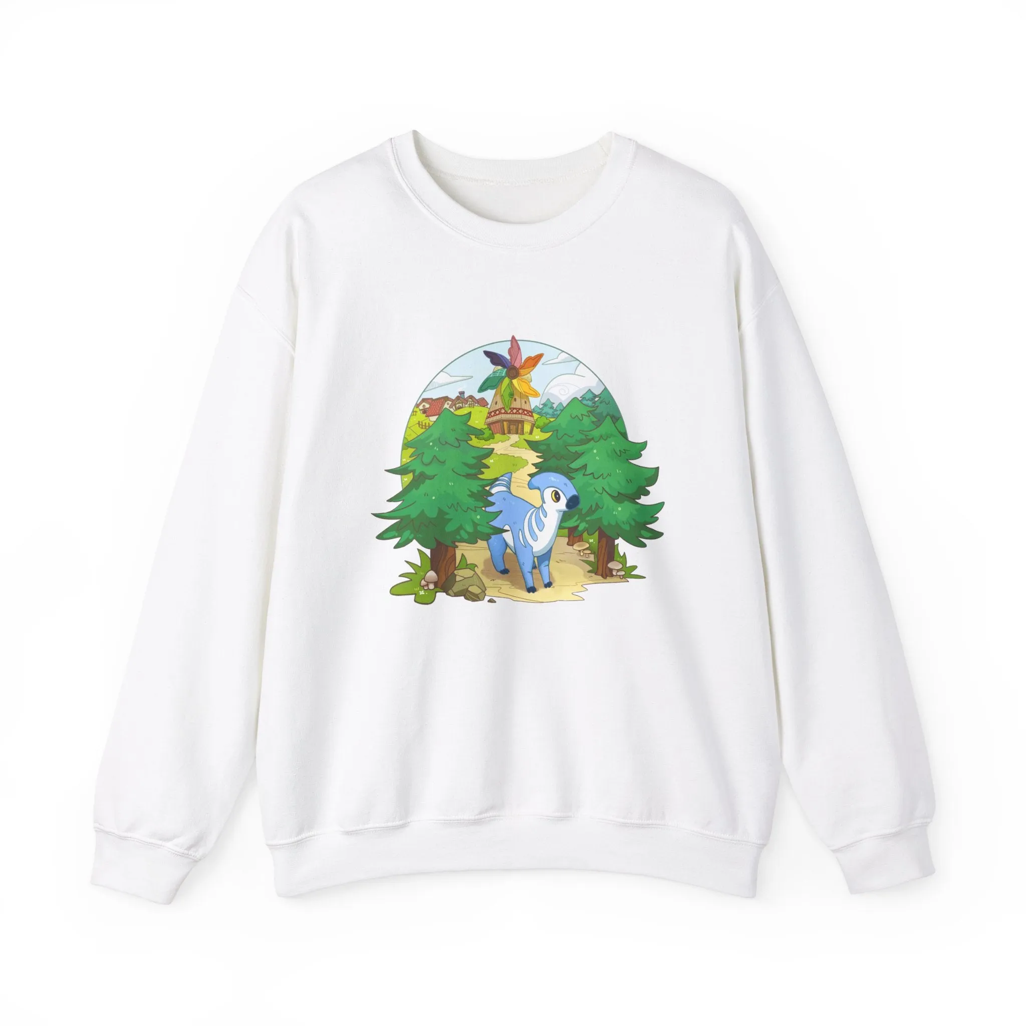Walk by the Windmill - Unisex Heavy Blend™ Crewneck Sweatshirt
