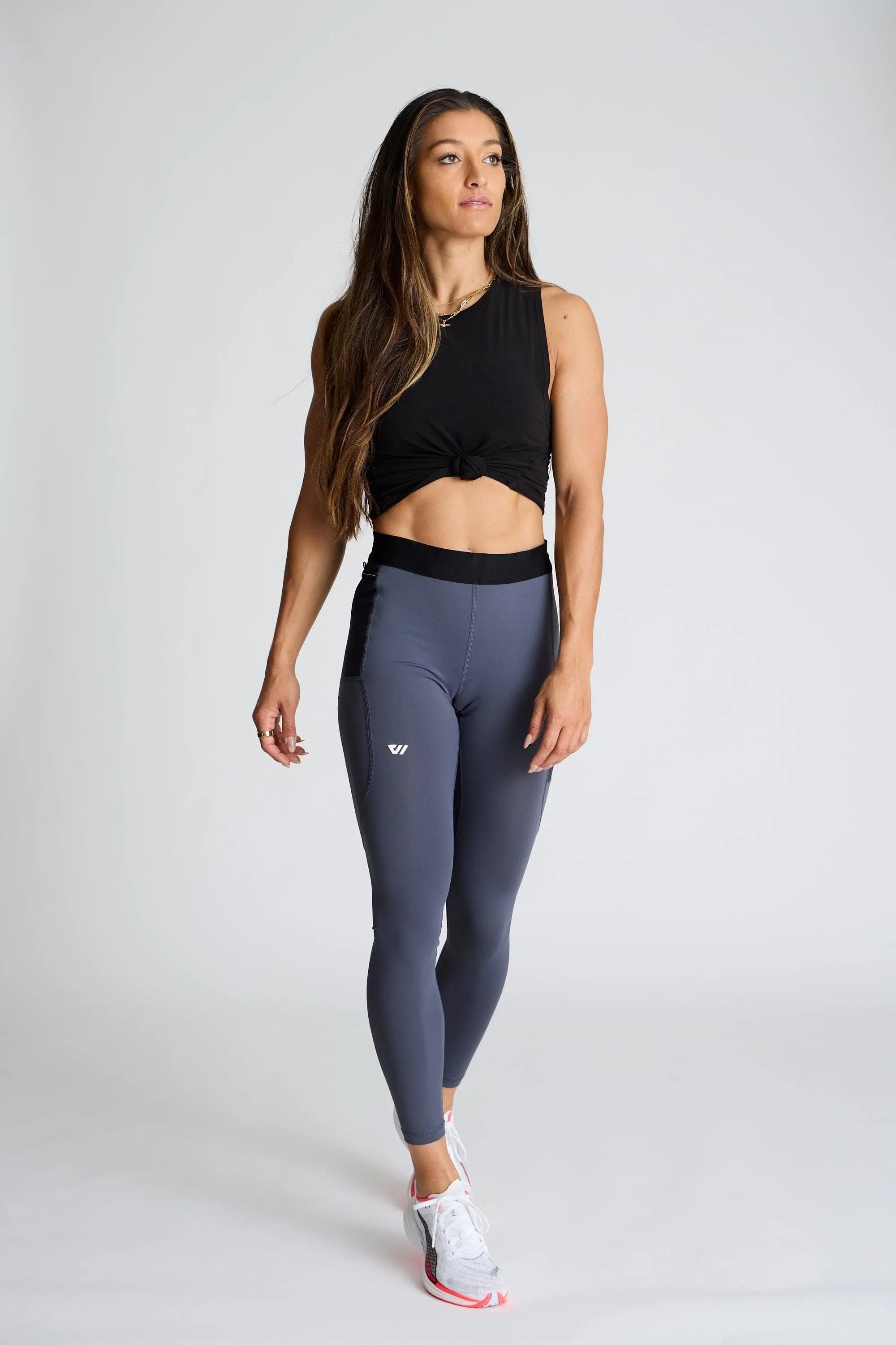 Women's Sprint Full Tight in Hudson Grey