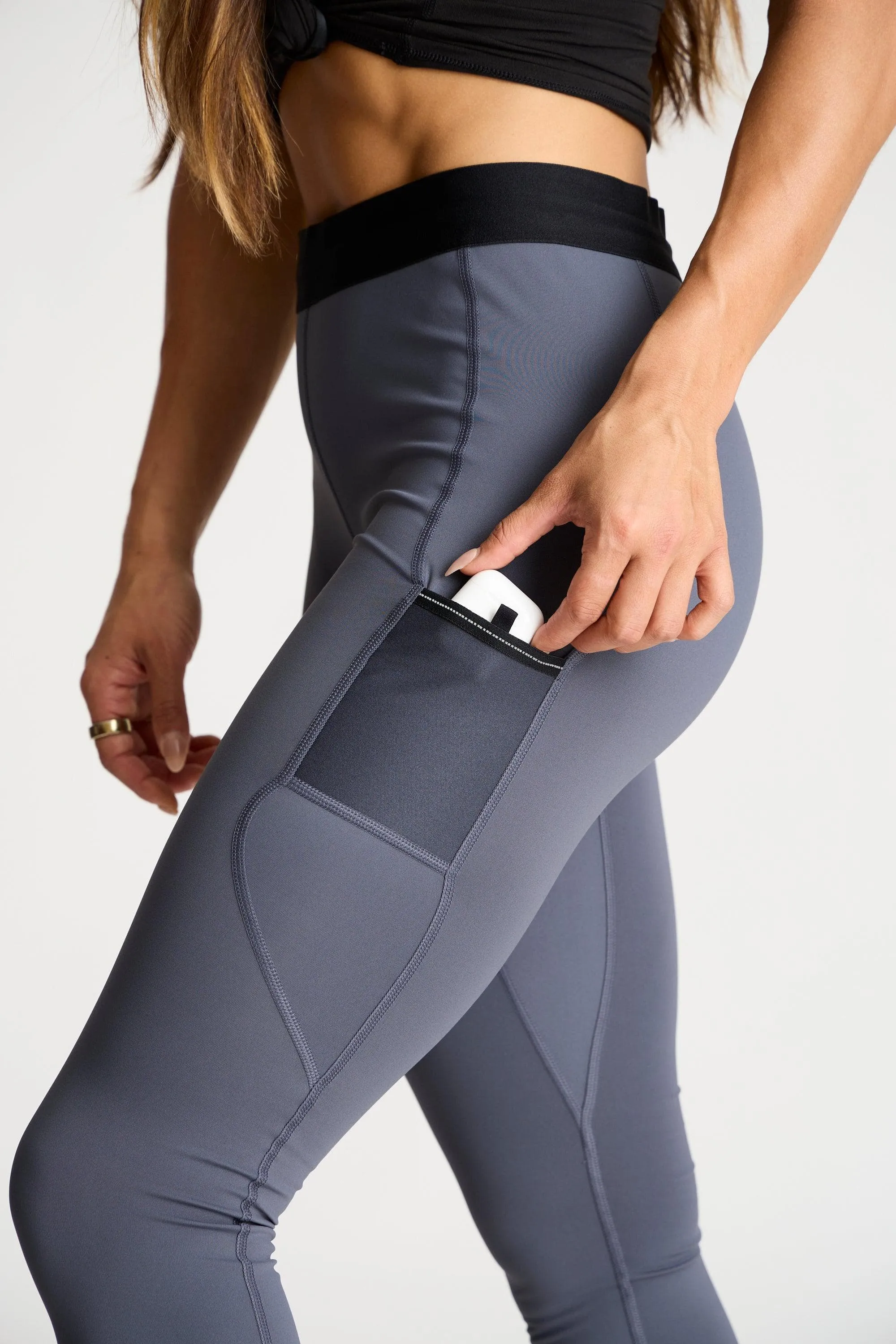 Women's Sprint Full Tight in Hudson Grey