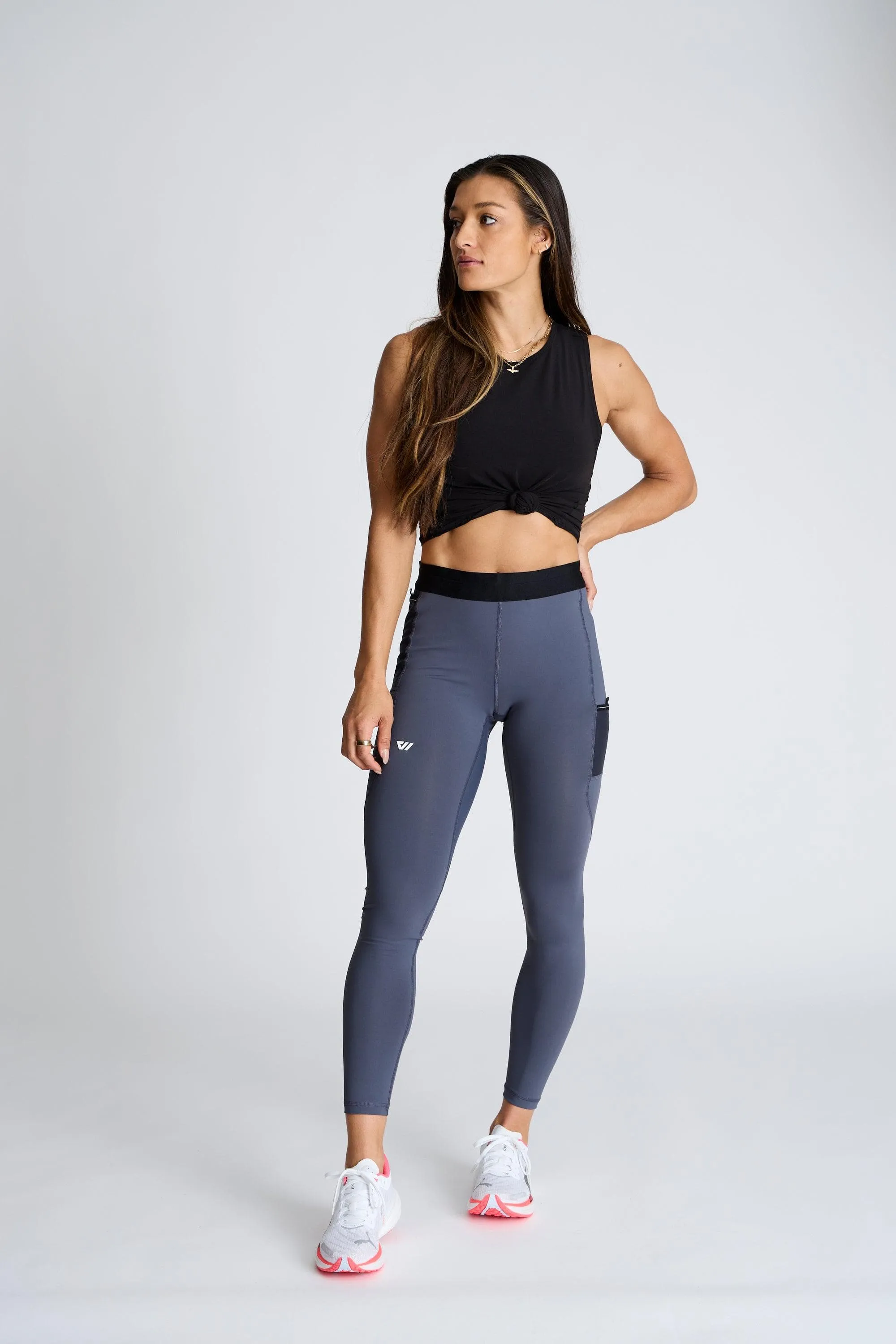 Women's Sprint Full Tight in Hudson Grey
