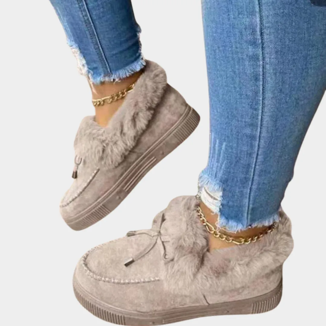Women's Warm Cotton Snow Boots  Handmade Round Toe Thick Sole  Multiple Colours