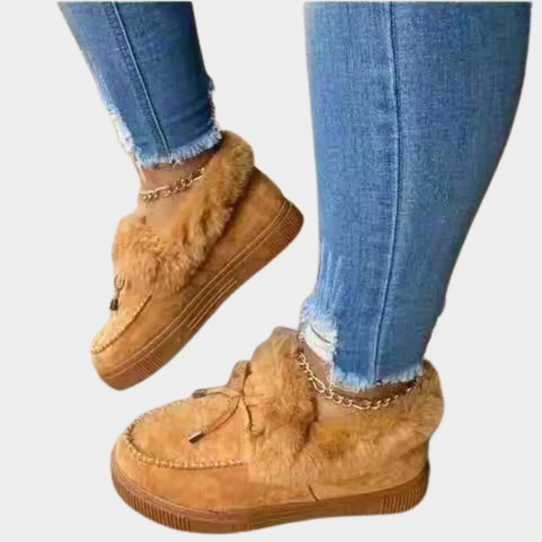 Women's Warm Cotton Snow Boots  Handmade Round Toe Thick Sole  Multiple Colours